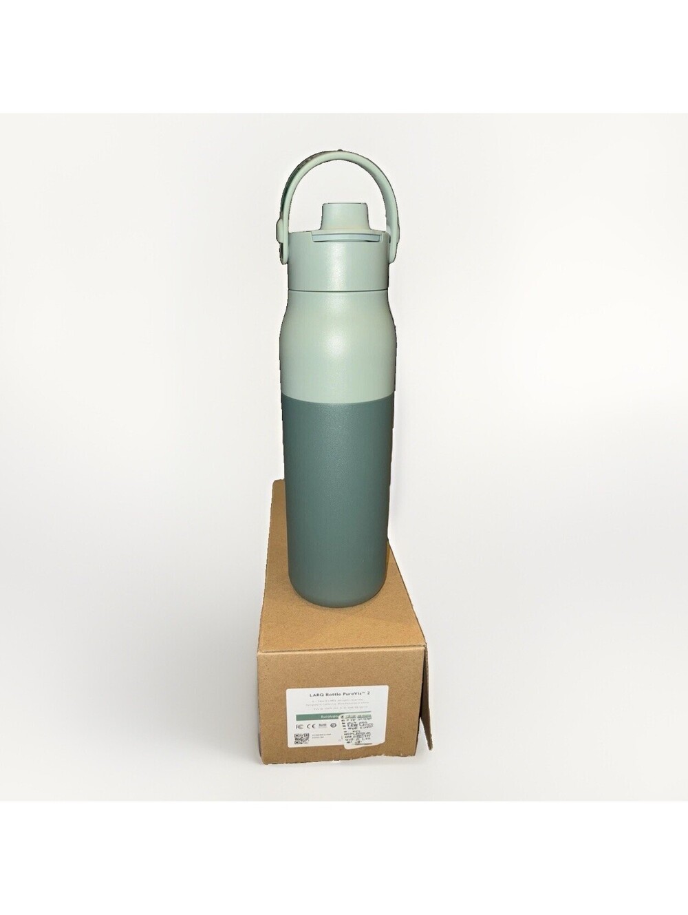 LARQ PureVis 2 Smart Self-Cleaning 23oz Green Water Bottle-Brand New, Never used